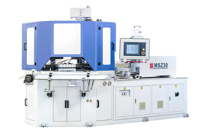 Victor MSZ30 injection blow molding machine for small plastic bottle production