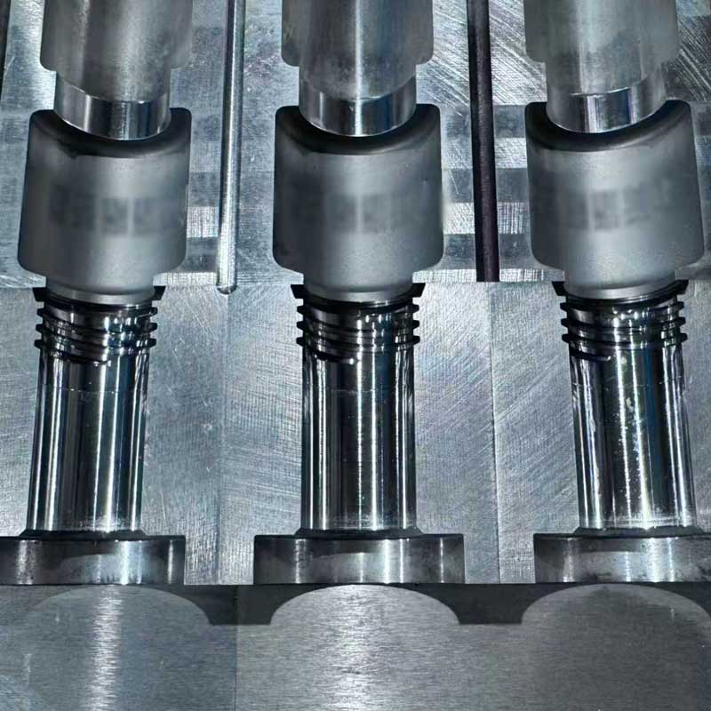 Bottle neck molding process