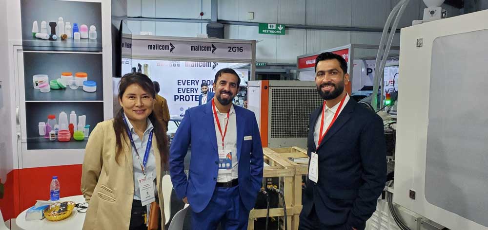 Victor Machinery with visitors at Propak West Africa