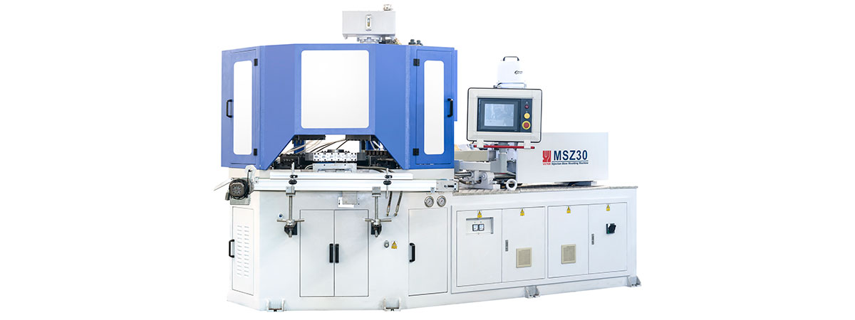 Victor MSZ30 injection blow molding machine for small non-PET bottles